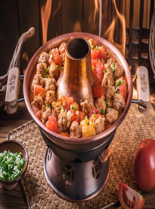 番茄手工丸子锅